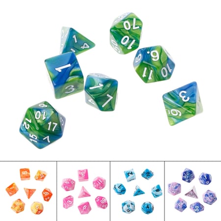 7pcs Set Acrylic Polyhedral Dice For Trpg Board Game D4 D Buy 7pcs Set Acrylic Polyhedral Dice For Trpg Board Game D4 D In Tashkent And Uzbekistan Prices Reviews Zoodmall