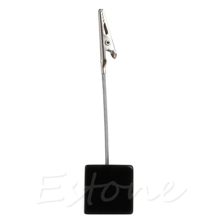 Cube Wire Place Desk Card Picture Memo Note Photo Table Number Clip Holder 1Pc 