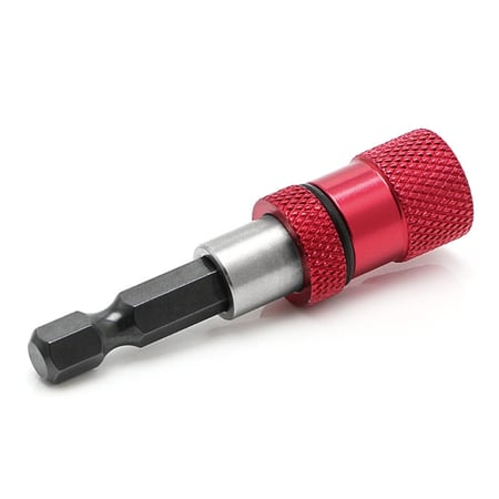 60mm 1/4" Hex Shank Magnetic Drywall Screw Drill Screwdriver Holder With Bits 
