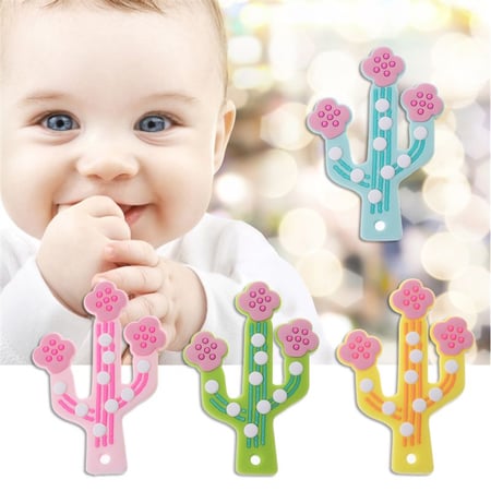 Milky Tea Food Grade Silicone Beads DIY Teething Pendant Necklace Baby Teether