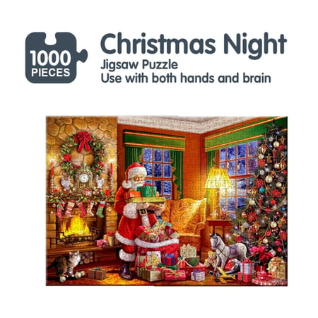 Adult Puzzle 4000 Piece Puzzle Color Wooden Puzzle Demu Christmas Adult Decompression Toy