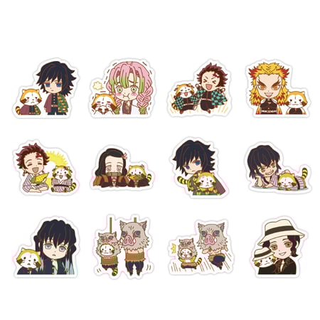 40pcs set anime demon slayer self adhesive waterproof sticker decor supplies buy 40pcs set anime demon slayer self adhesive waterproof sticker decor supplies prices reviews zoodmall