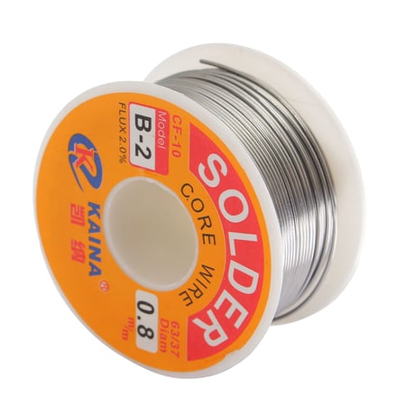 New 63/37 0.8mm Tin Lead Rosin Core Solder Flux Soldering Welding Iron Wire Reel 