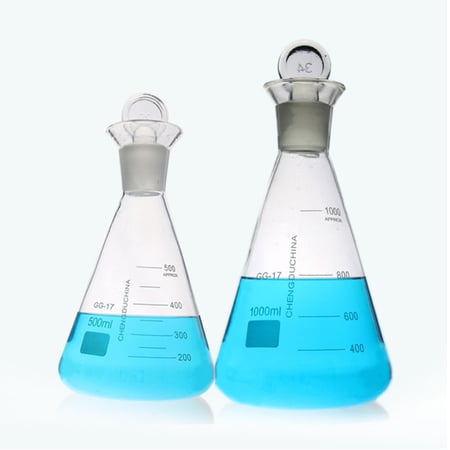 1pcs High quality lab triangle glass flask conical flask labratory equipment JUH 