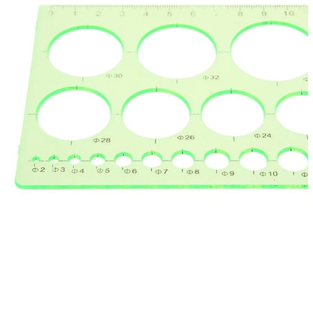 945 Huisje ontspannen Green Plastic Students Rectangle Shape Drawing Circle Template Ruler - buy  Green Plastic Students Rectangle Shape Drawing Circle Template Ruler:  prices, reviews | Zoodmall