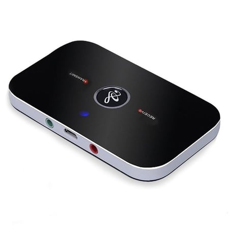 Bluetooth Transmitter/Receiver Wireless Audio Adapter Portable Kit Multi-Functional 2 In 1 Aux Stereo Output Car Home Headphone Speakers iPhone MP3/MP4