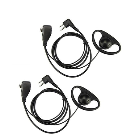 Retevis 2Pin Ear Hook Earpiece Headset For Motorola GP68/GP88/GP300 2WAY Radio 