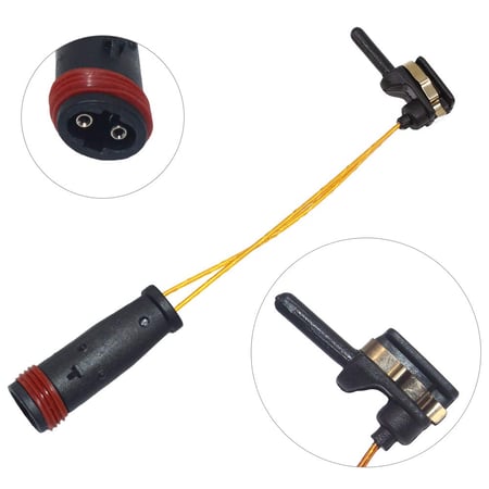 2PCS 2115401717 Brake Pad Wear Sensor Compatible with Mercedes Front Rear Brake Pad Wear Sensor W220 W211 C300 C350 E350 2PCS 2115401717 Brake Pad Wear Sensor Compatible with Mercedes Front Rear Brake Pad Wear Sensor W220 W211 C300 C350 E350