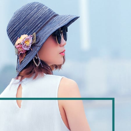 Female Summer Hat Sun Hats Travel Cap Ladies Wild Big Hat Flower Lace Sunscreen