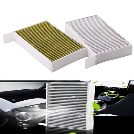 Car Cabin Air Filter Replacement with Activated Carbon Compatible with Tesla Model 3 2017 2018 2019 Fit For Tesla Model 3 2017-2019 