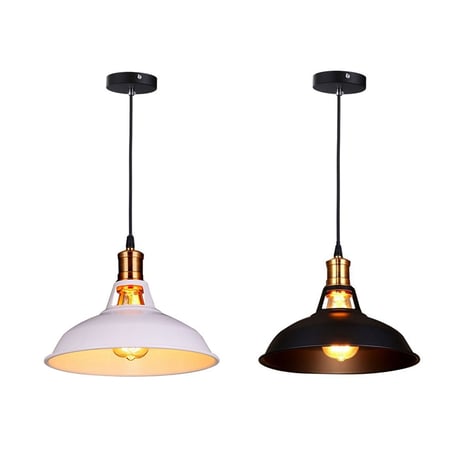 2pcs Retro Industrial Edison Simplicity, Industrial Metal Lamp Shades Chandelier