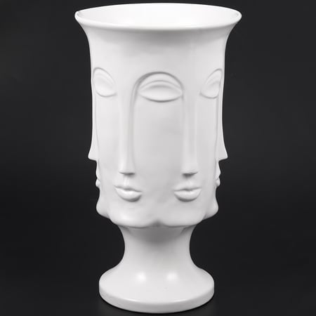 Creative Avatar Human Head Abstract Ceramic Modern Art Face Home Shop Decoration