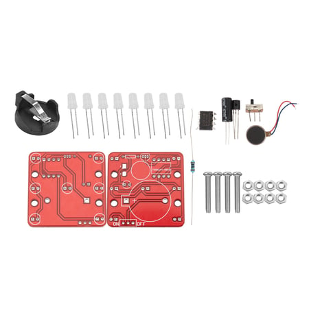 DIY Shaking LED Dice Kit With Small Vibration Motor new 
