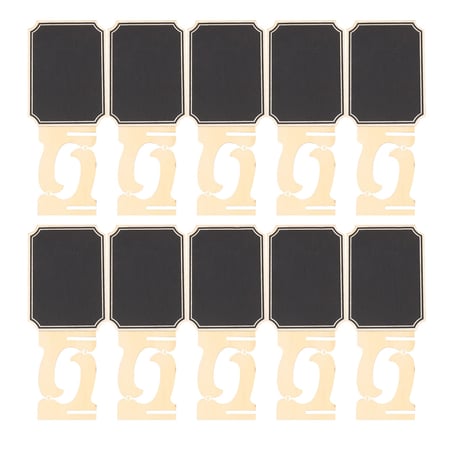 Place Cards 20 Pack Wood Mini Chalkboards Signs With Support Easels Small Rect