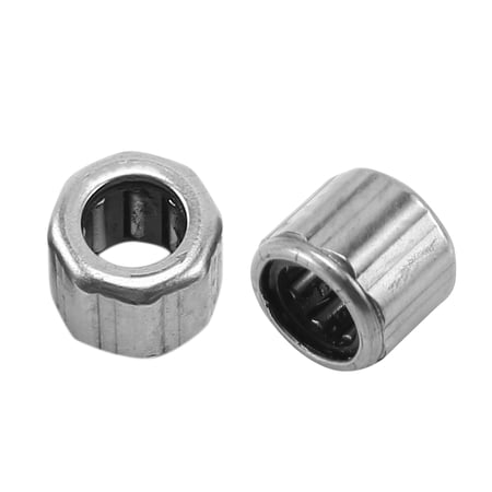 TawSrBia 10Pcs Needle Bearing HF081412 Outer Octagon One-Way Needle Roller Bearing 8X14X12mm for Manufacturing Industry