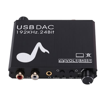 digital to analog audio converter with volume control