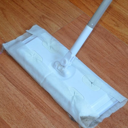 100Pcs Disposable Electrostatic Dust Removal Mop Paper Floor Bathroom Kitchen