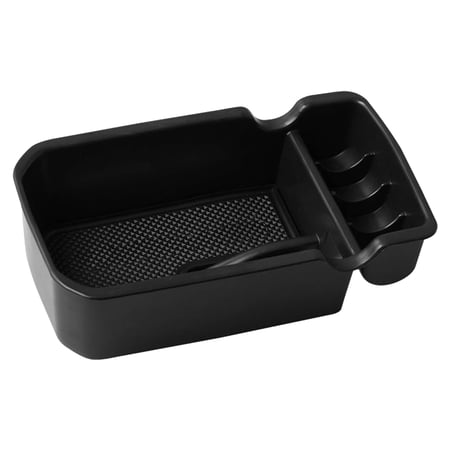MyGone Center Console Armrest Box Insert Organizer Tray for Jeep Compass 2017-2019 ABS Plastic Secondary Storage with Rubber Liners 