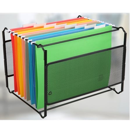 Office Office File Organiser Shelf Paper Rack Wall Mount Document A4 