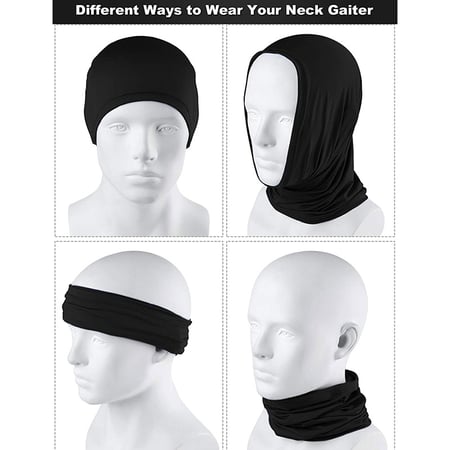 Summer UV Protection Neck Gaiter Scarf Balaclava Breathable Face Cover Scarf 8 