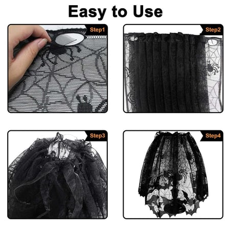 3pcs Lace Spider Web Lamp, Spider Web Lamp Shade