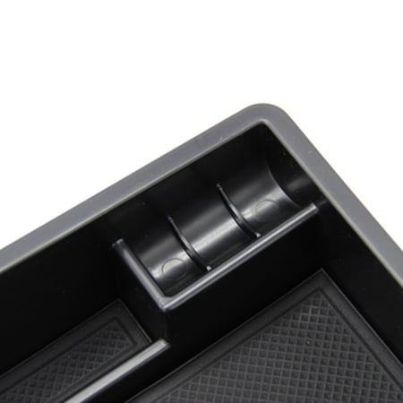 GAOLIHG Car Storage Box Tray Center Console Armrest Phone Wallet Keys Container Fit For Skoda Superb 2017 2018 2019 2020 Black