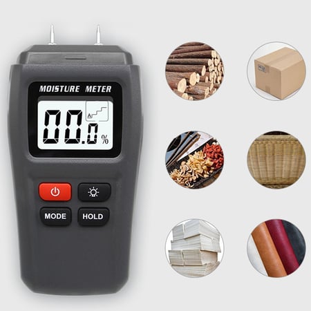 Digital LCD Wood Moisture Meter Detector Tester Humidity 0-99.9% Hygrometer Test 