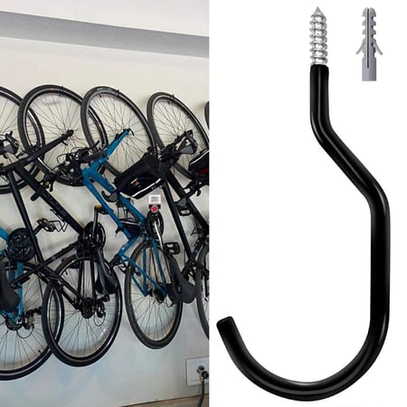 Bike Storage Garage Hooks Set, Garage Ceiling Hooks For Bikes