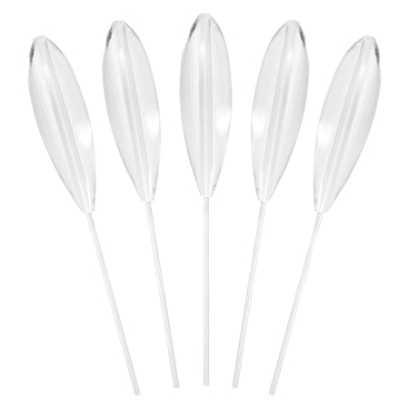 5pcs Clear Plastic Casting Bobbers Bombarda Sinking Fly Fishing Spinning Floats 5g/10g/15g/20g 