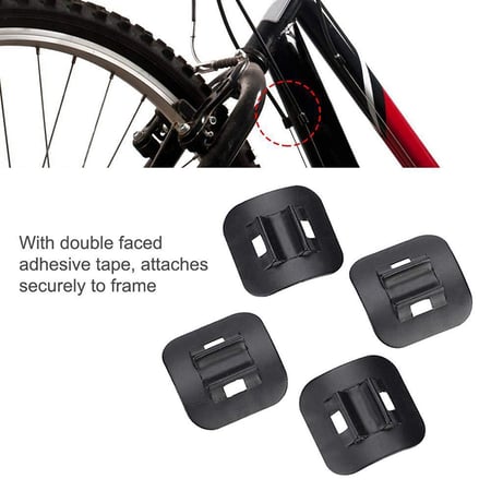 Buckle Guide Seat Clips Bike Cable Fixed Clamp Bicycle Wire Adapter C Shape