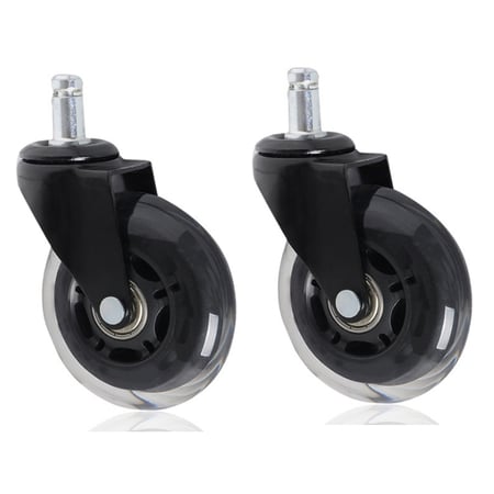 Office Chair Wheels Black Replacement, Desk Chair Casters For Hardwood Floors