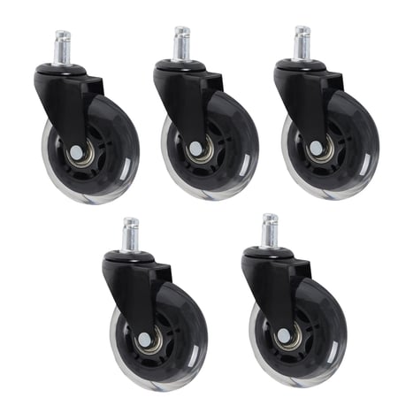 Office Chair Wheels Black Replacement, Office Chair Wheels For Hardwood Floors