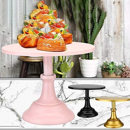 Cake Stand Round Pedestal Rack Holder Display Plate For Birthday Wedding Decor 