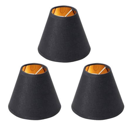 Small Lamp Shade Set Of 3 Chandelier, Small Lamp Shade Clip On