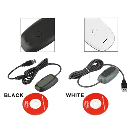 Wireless Receiver Adapter for Xbox 360 Desktop Pc Laptop Gaming 