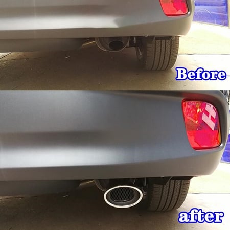 For Nissan Rogue 2015-2020 Stainless Rear Tail Pipe Cover Exhaust Muffler Trim