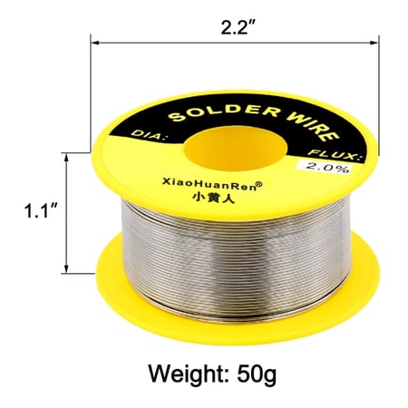 1.0mm Hot Tin Lead Solder Core Flux Welding Solder Wire Spool Reel 500g