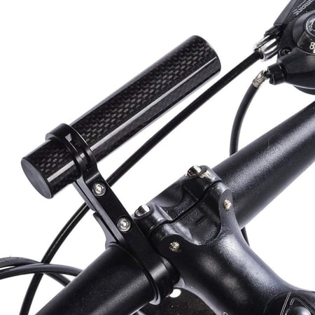 Handlebar Extension Mount Bicycle Bike Handle Bar Bracket Extender Holder black 
