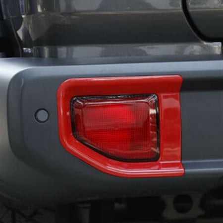 Chrome Tail Light Lamp Frame Decor Cover Trim Fit For Jeep Wrangler JL 2018 2019