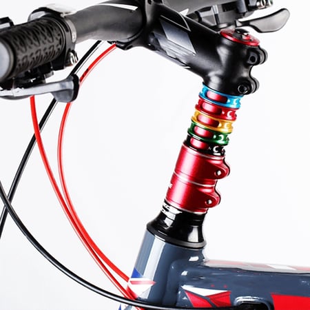 4pcs Bike Washers Aluminium Alloy Bike Headset Spacer Road Bike Cycling MTB Bicycle Stem Riser 5/10mm