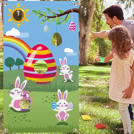 Easter Bunny Sandbag Game Throwing Flag Easter Bunny Bean Bag Toss Game Supply Easter Bunny Sandbag Game Throwing Flag Easter Bunny Bean Bag Toss Game Supply