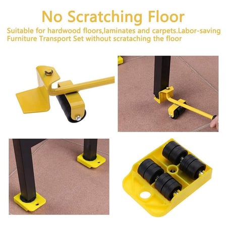 Furniture Sliding Tool Kit, Appliance Rollers For Hardwood Floors