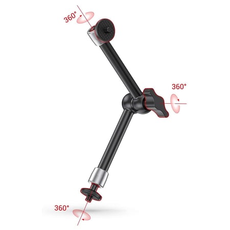 9 18 Inch 23 3cm Adjustable Joint Magic Arm With 1 4inch Threaded Screw Suitable For Lcd Display Led Lamp Projector Buy 9 18 Inch 23 3cm Adjustable Joint Magic Arm With 1 4inch Threaded Screw Suitable For