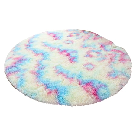 Soft Round Rainbow Area Rugs For Girls, Area Rugs For Girl Rooms