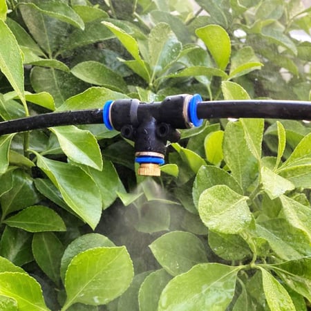 20pcs Garden Misting Cool System Nozzle Sprinkler Water Kit 66' Water Hose 