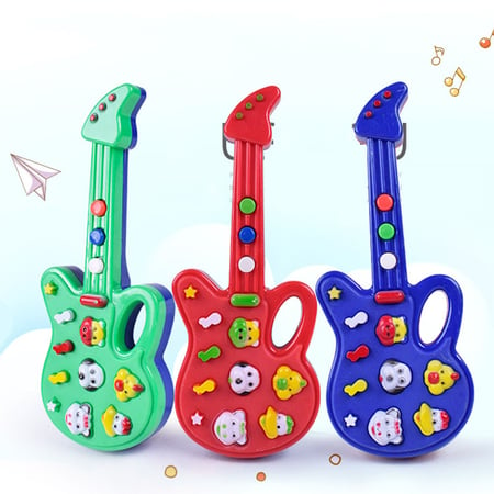 Baby Kids Electronic Guitar Educational Rhyme Developmental Music Sound Toy Gift 