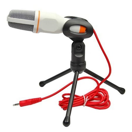 Professional Condenser Sound Podcast Microphones For Laptop PC MSN Skype 