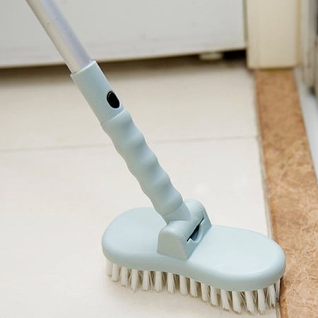 Bathroom Retractable Brush Long Handled, Ceramic Tile Floor Cleaning