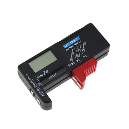 LCD Digital Battery Capacity Tester for 9V 1.5V AA AAA Cell C D Batteries
