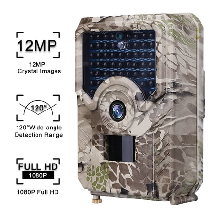 1080P 12MP Hunting Trail Camera Infrared Night Vision Wildlife Scouting Camera 